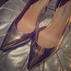 Torrid Rose Gold wise-fit Heels